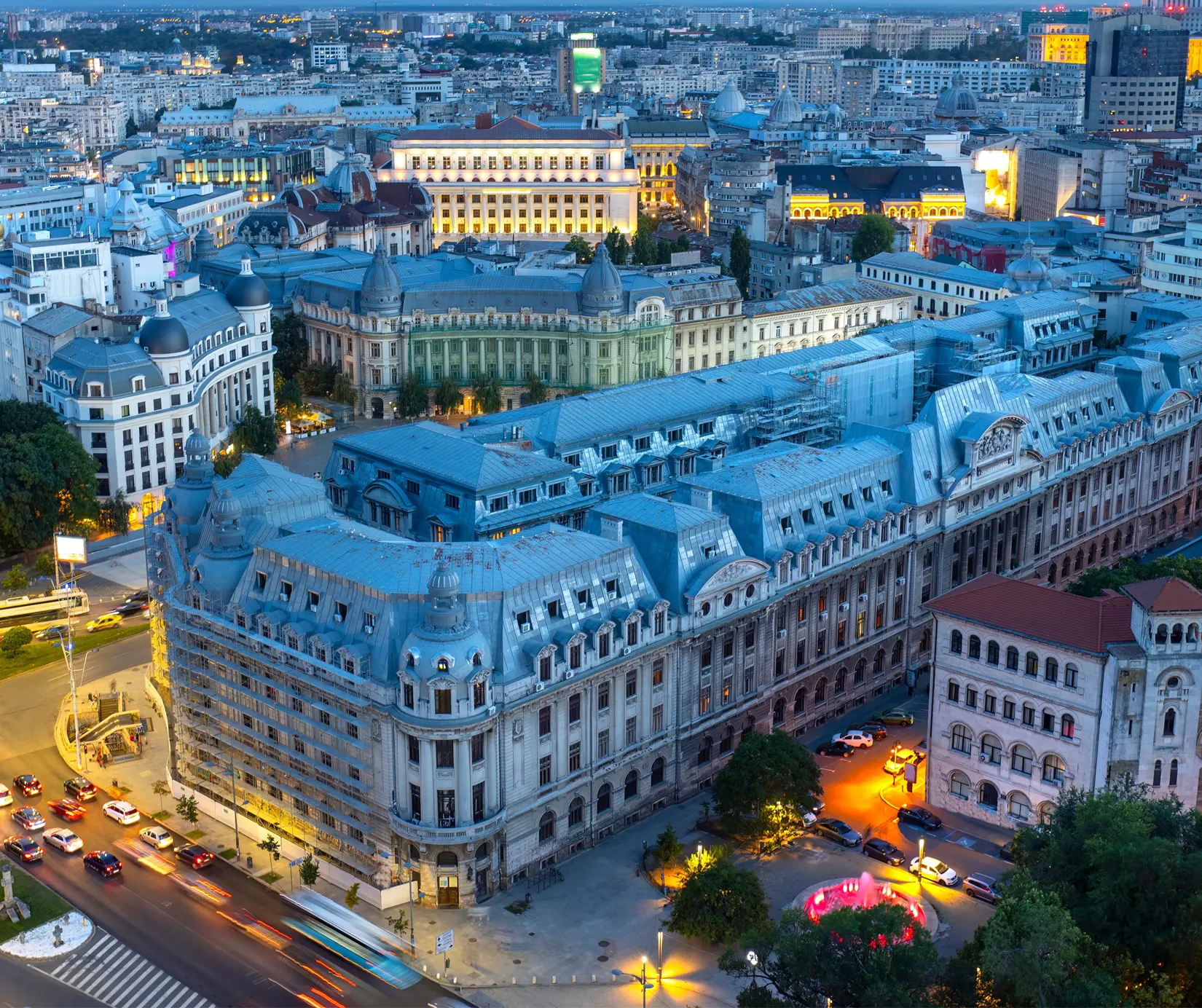 University Square in Bucharest, future Unibuc Robotics headquarters area