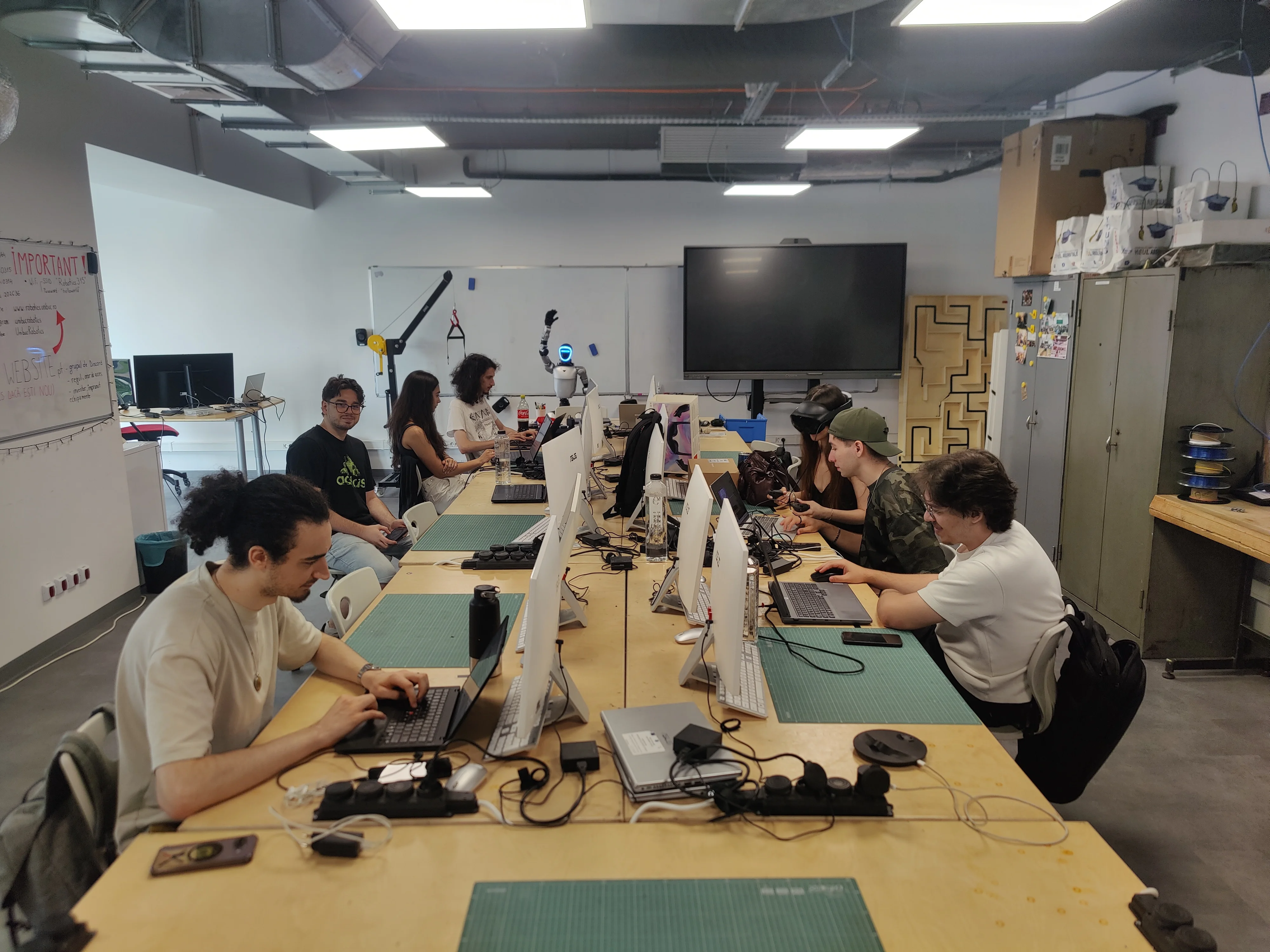 Unibuc Robotics 2026 summer internship students