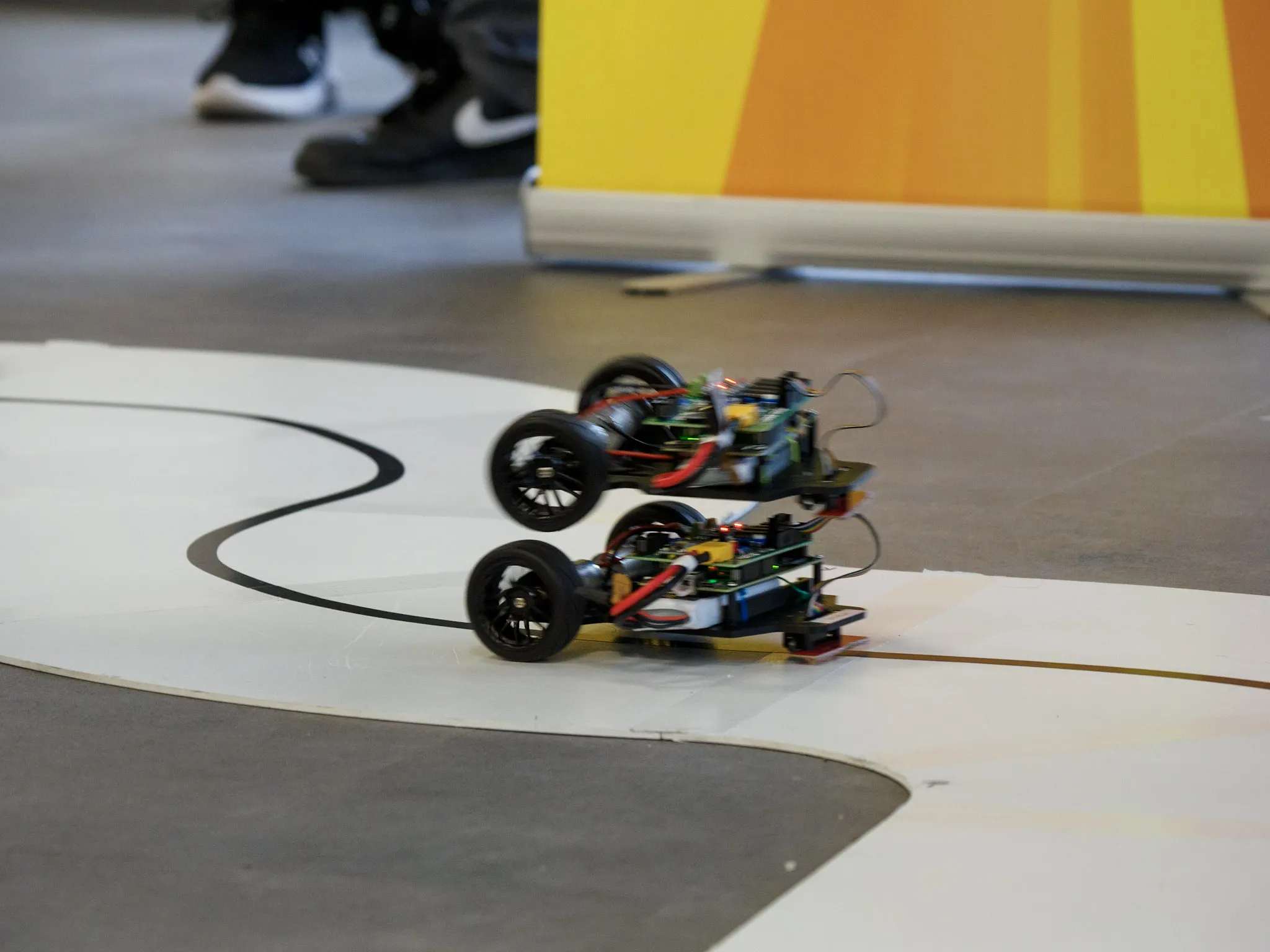 Line follower robot track